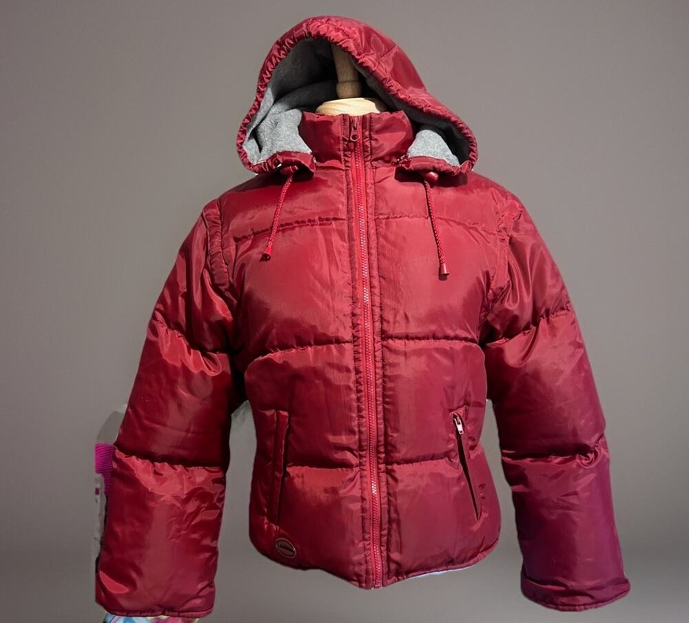 XTREME AIR Down Ski Puffer Vest Jacket Combo Removable Sleeves Women’s L